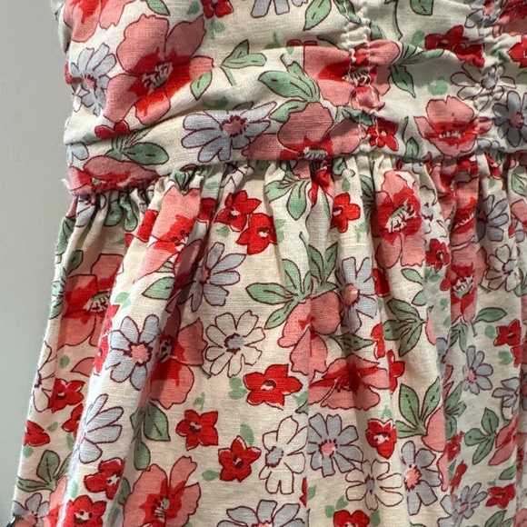 Polo by Ralph Lauren Red and White Floral Kids Dress - Picture 3 of 5